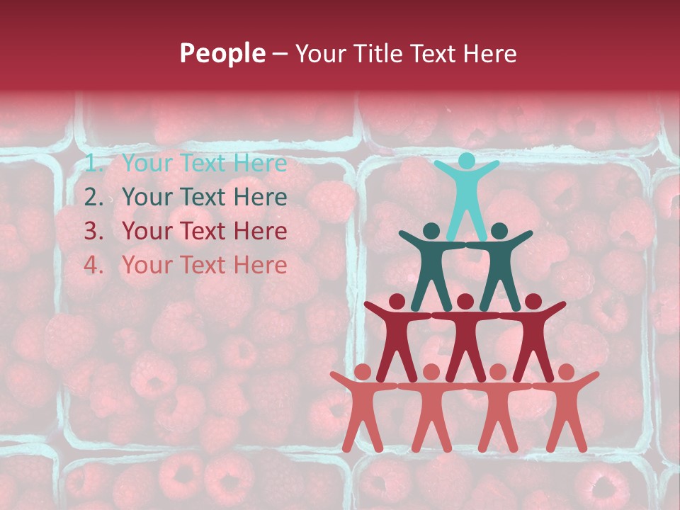 Bunch Fresh Dessert PowerPoint Template