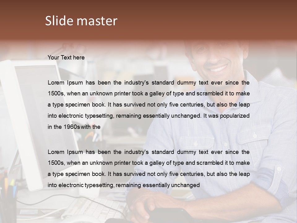 Designer African American Advertising Agency PowerPoint Template