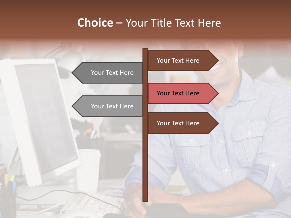 Designer African American Advertising Agency PowerPoint Template
