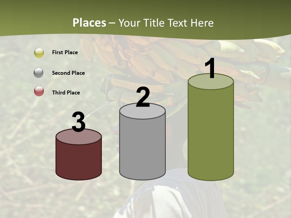 Banana Woman Dirt PowerPoint Template