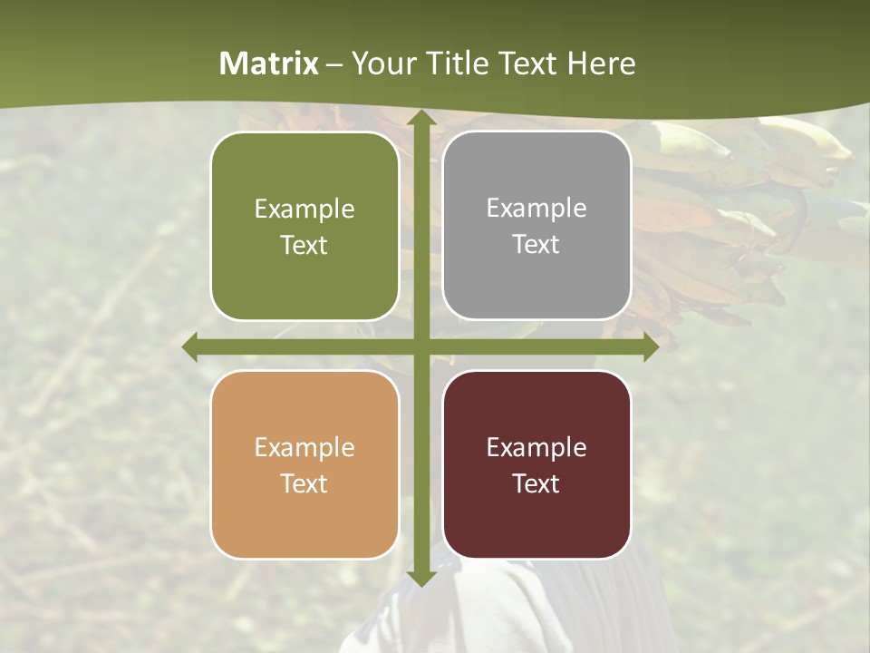 Banana Woman Dirt PowerPoint Template