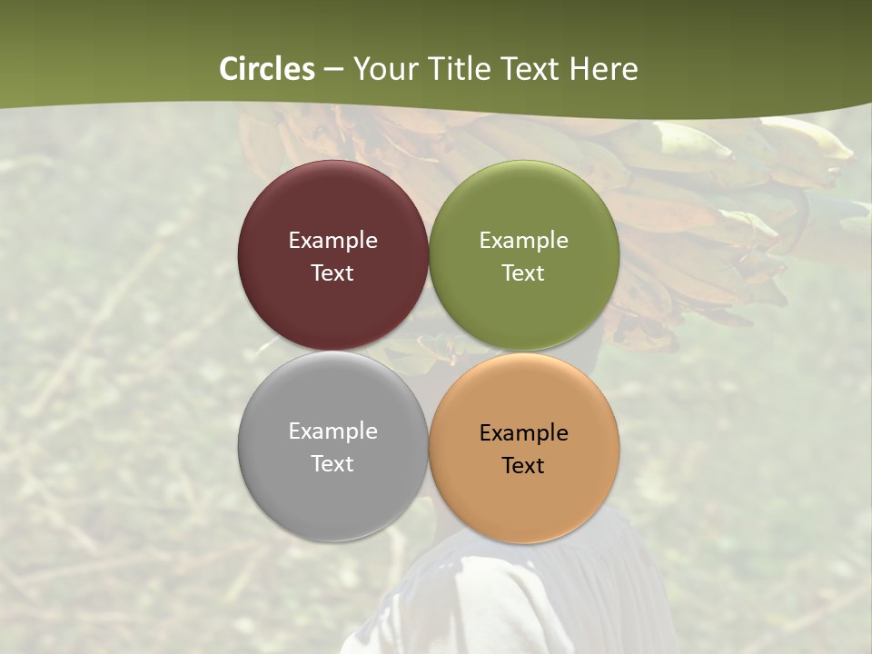 Banana Woman Dirt PowerPoint Template