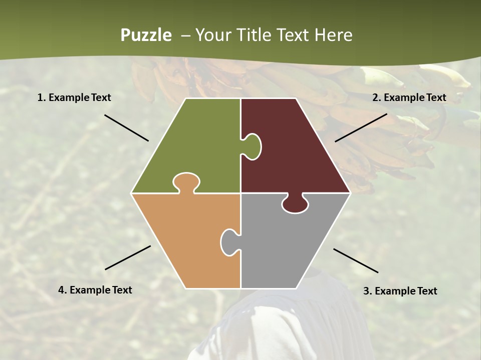 Banana Woman Dirt PowerPoint Template