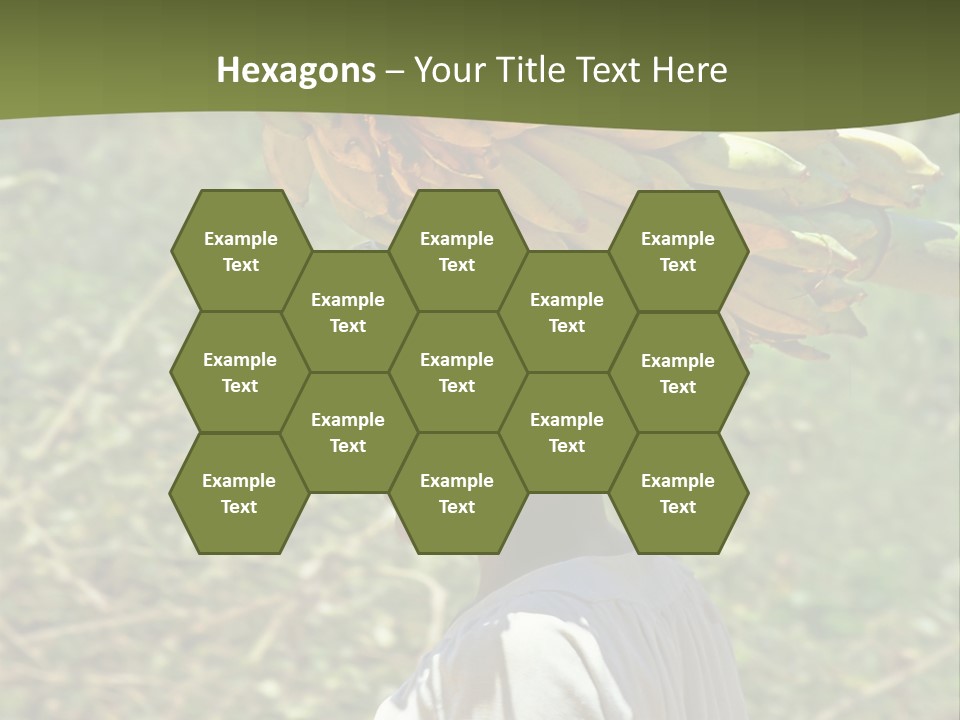 Banana Woman Dirt PowerPoint Template