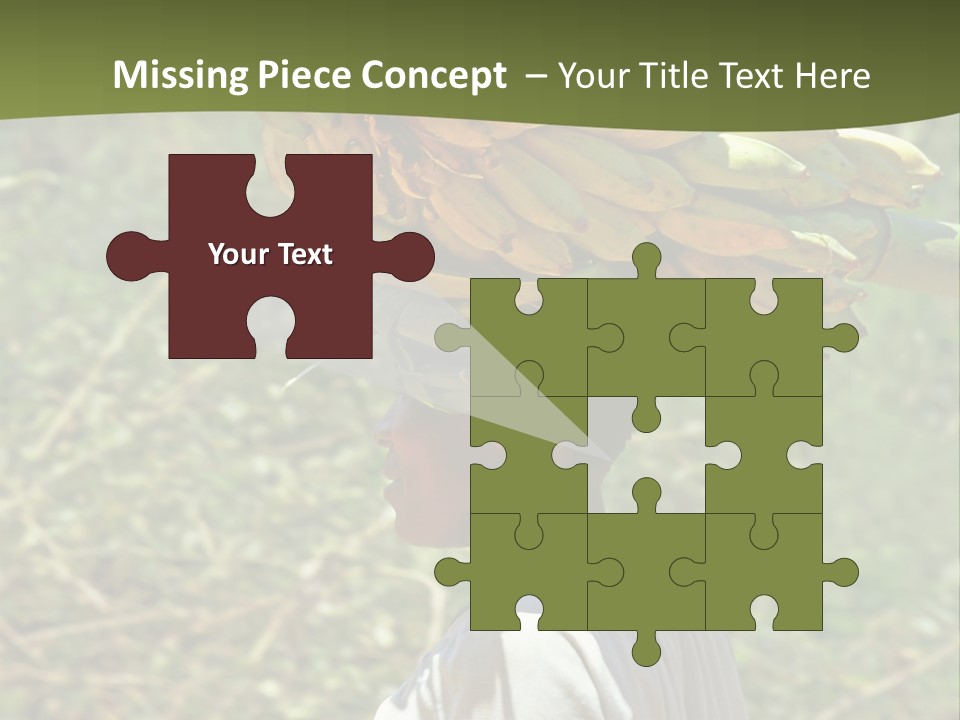 Banana Woman Dirt PowerPoint Template