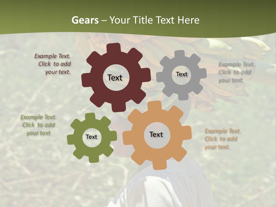 Banana Woman Dirt PowerPoint Template