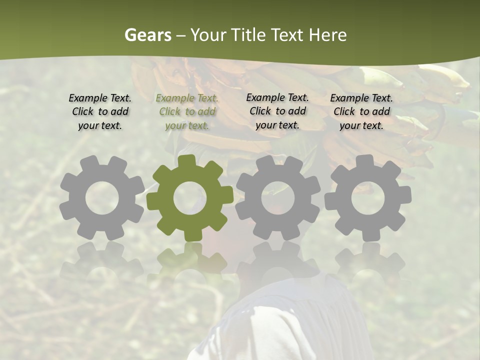 Banana Woman Dirt PowerPoint Template