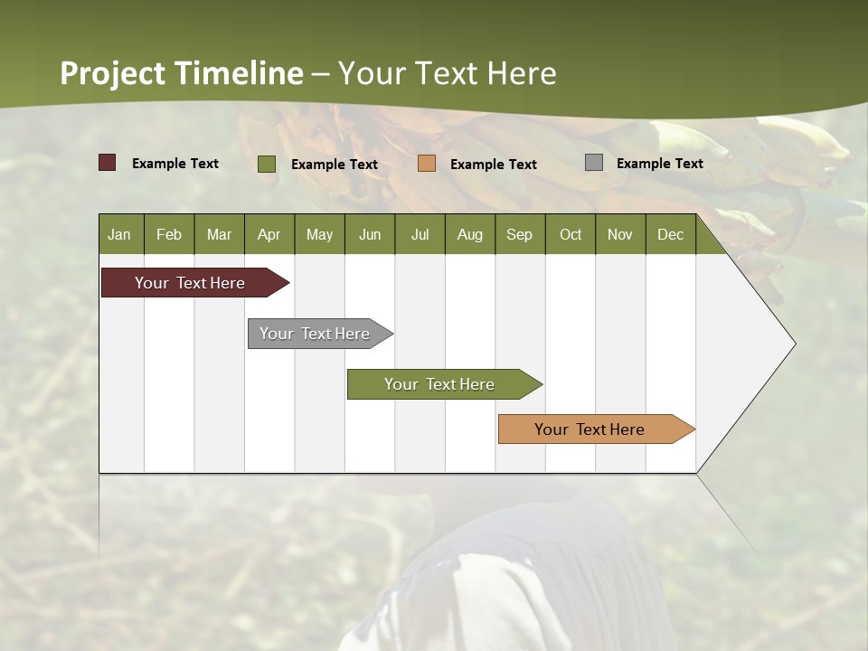 Banana Woman Dirt PowerPoint Template