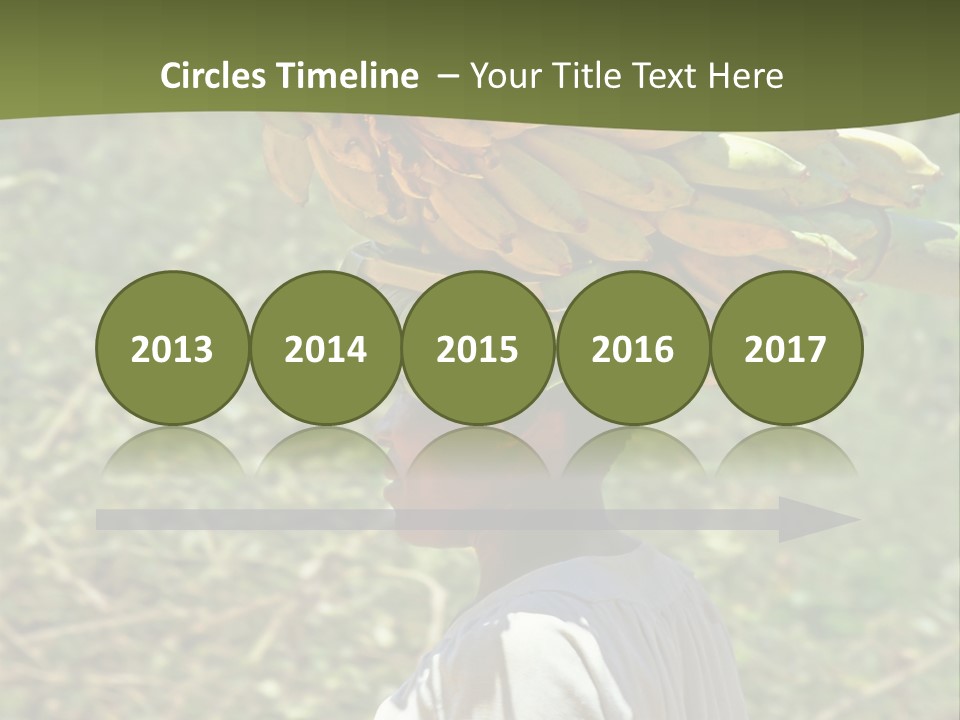 Banana Woman Dirt PowerPoint Template