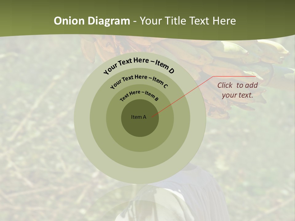 Banana Woman Dirt PowerPoint Template