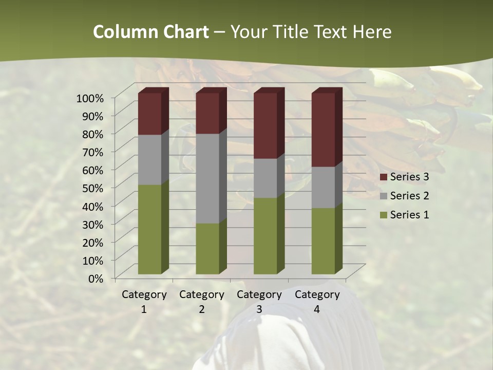 Banana Woman Dirt PowerPoint Template