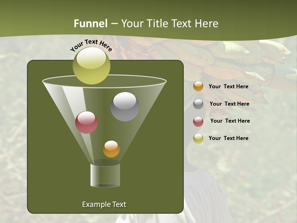 Banana Woman Dirt PowerPoint Template