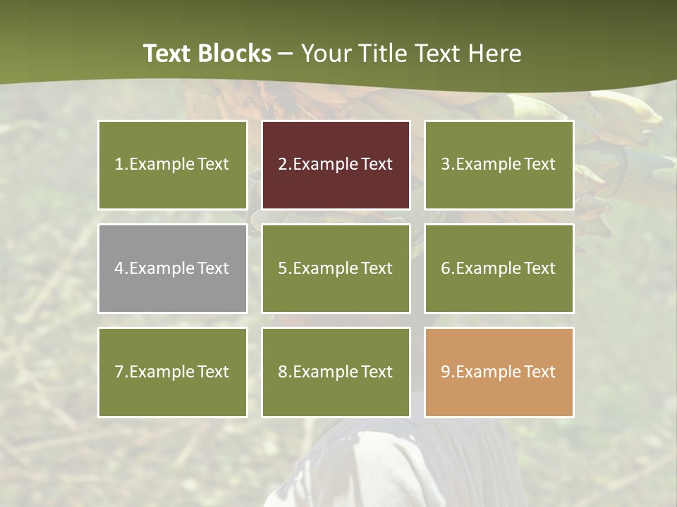 Banana Woman Dirt PowerPoint Template