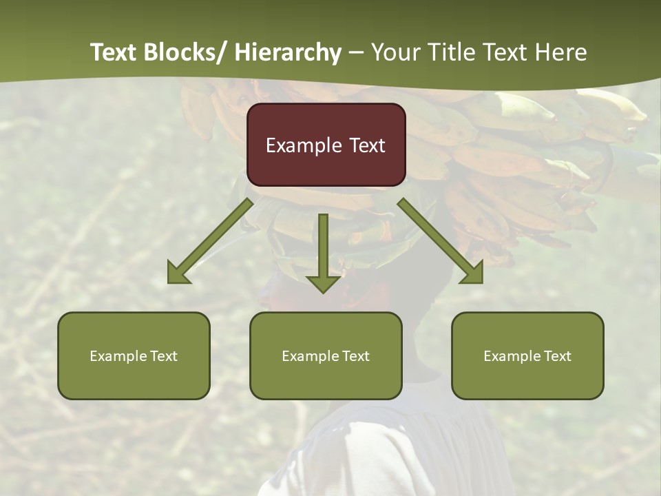 Banana Woman Dirt PowerPoint Template