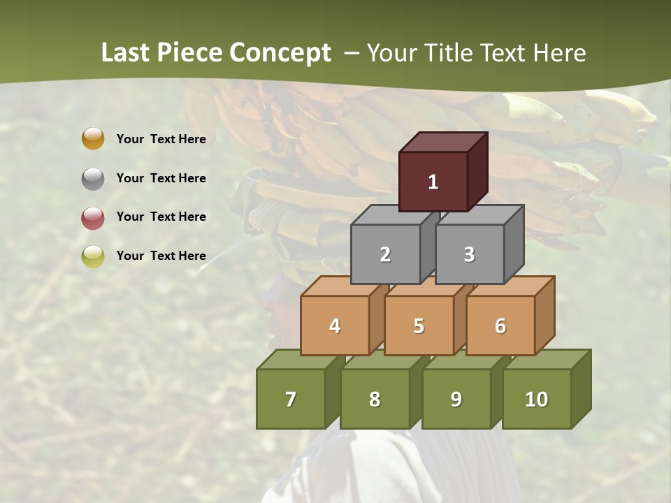 Banana Woman Dirt PowerPoint Template