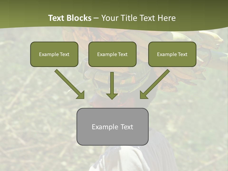 Banana Woman Dirt PowerPoint Template