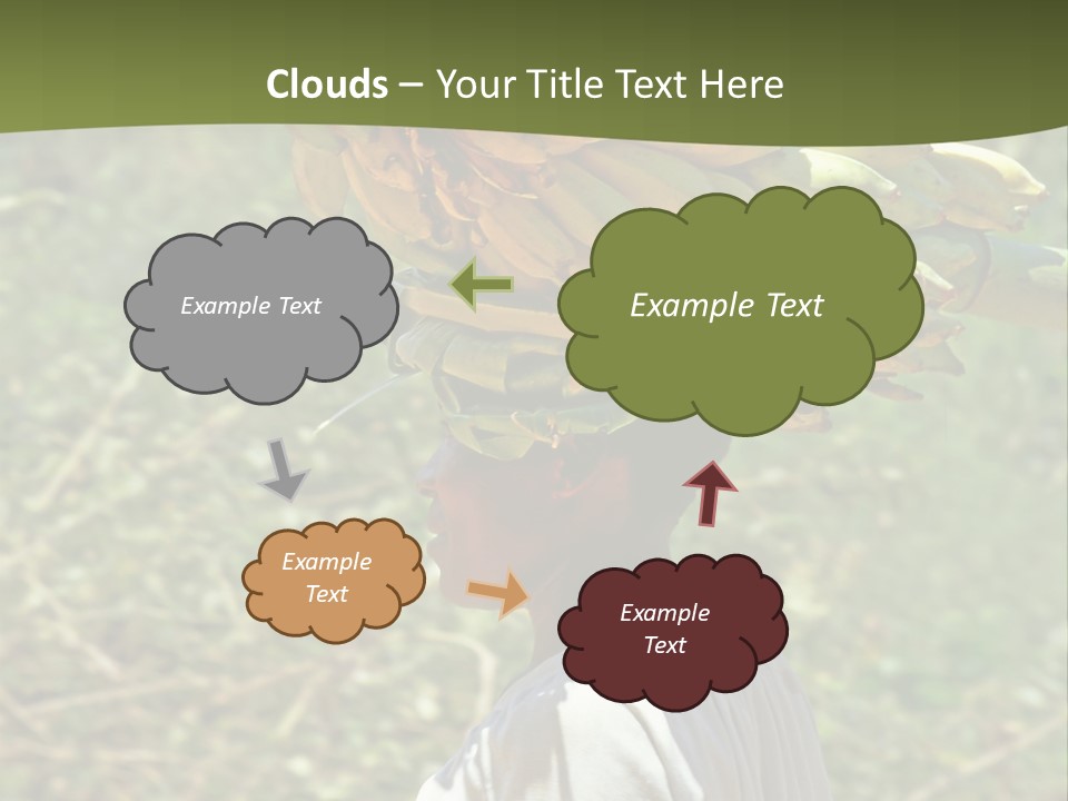 Banana Woman Dirt PowerPoint Template