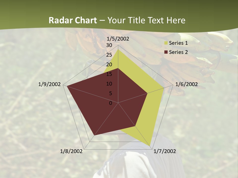 Banana Woman Dirt PowerPoint Template
