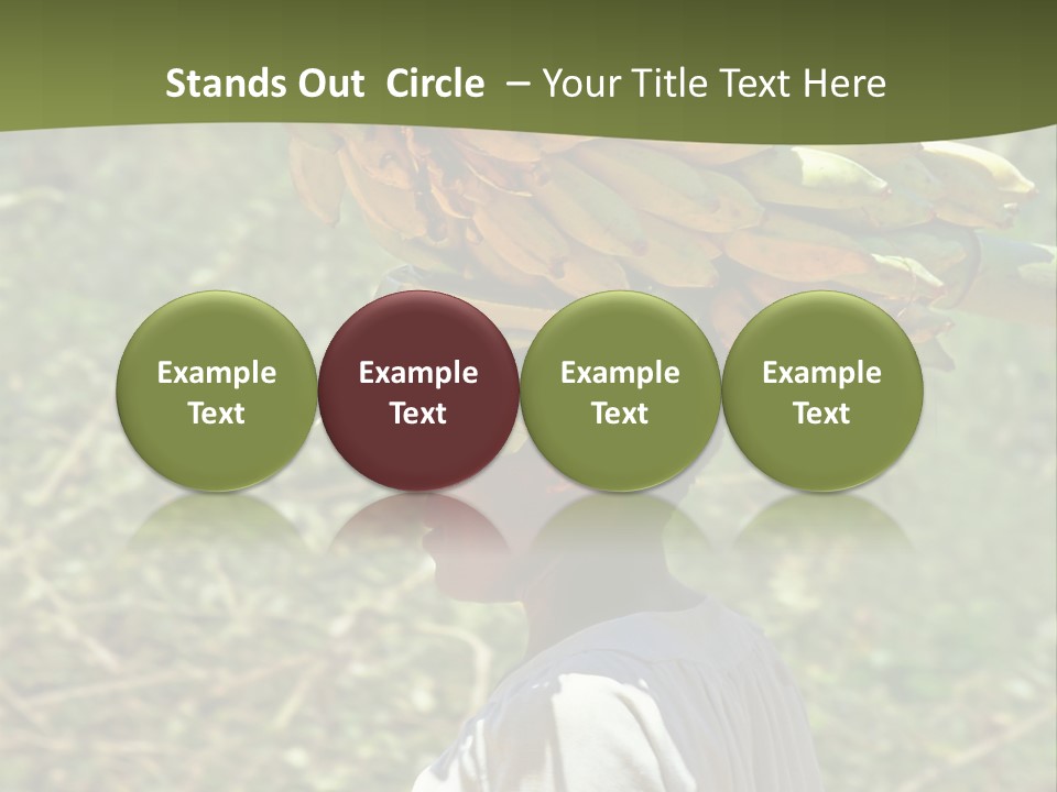 Banana Woman Dirt PowerPoint Template