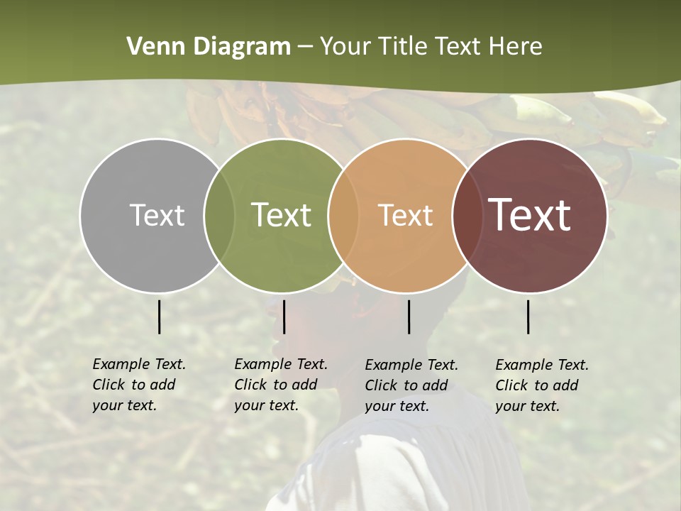 Banana Woman Dirt PowerPoint Template