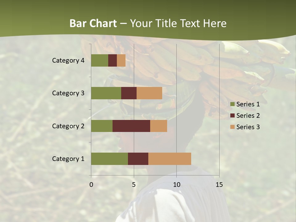 Banana Woman Dirt PowerPoint Template