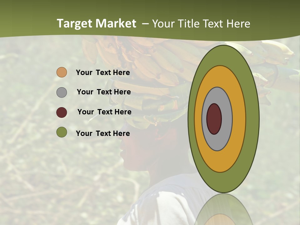 Banana Woman Dirt PowerPoint Template