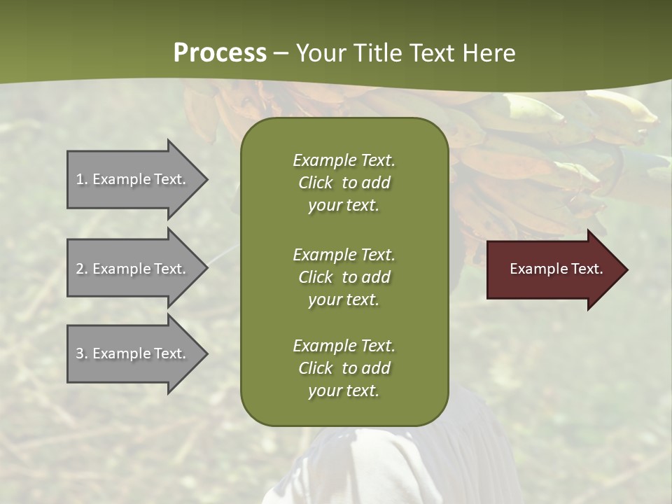 Banana Woman Dirt PowerPoint Template