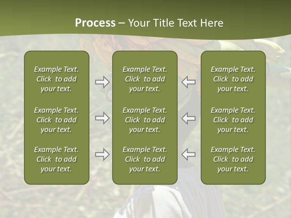 Banana Woman Dirt PowerPoint Template