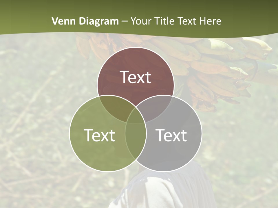 Banana Woman Dirt PowerPoint Template