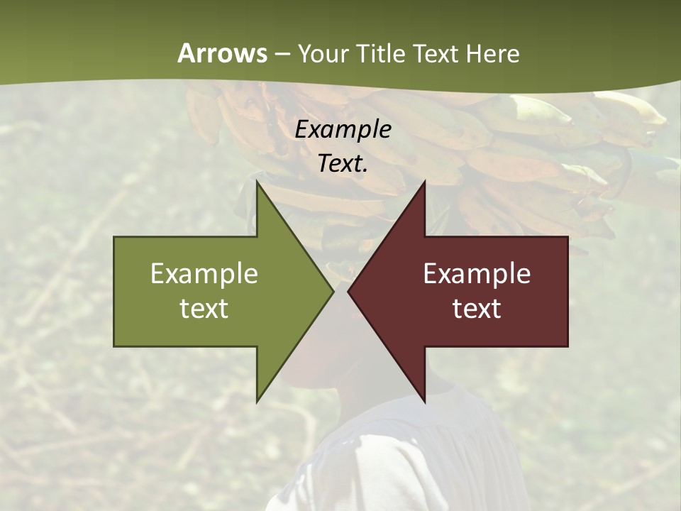 Banana Woman Dirt PowerPoint Template