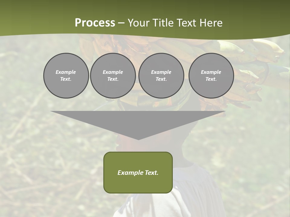 Banana Woman Dirt PowerPoint Template