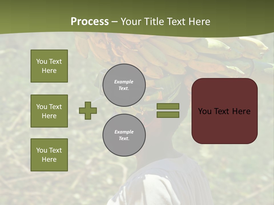 Banana Woman Dirt PowerPoint Template