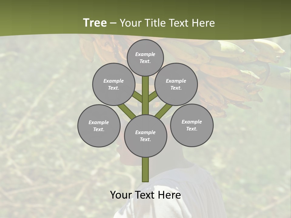 Banana Woman Dirt PowerPoint Template