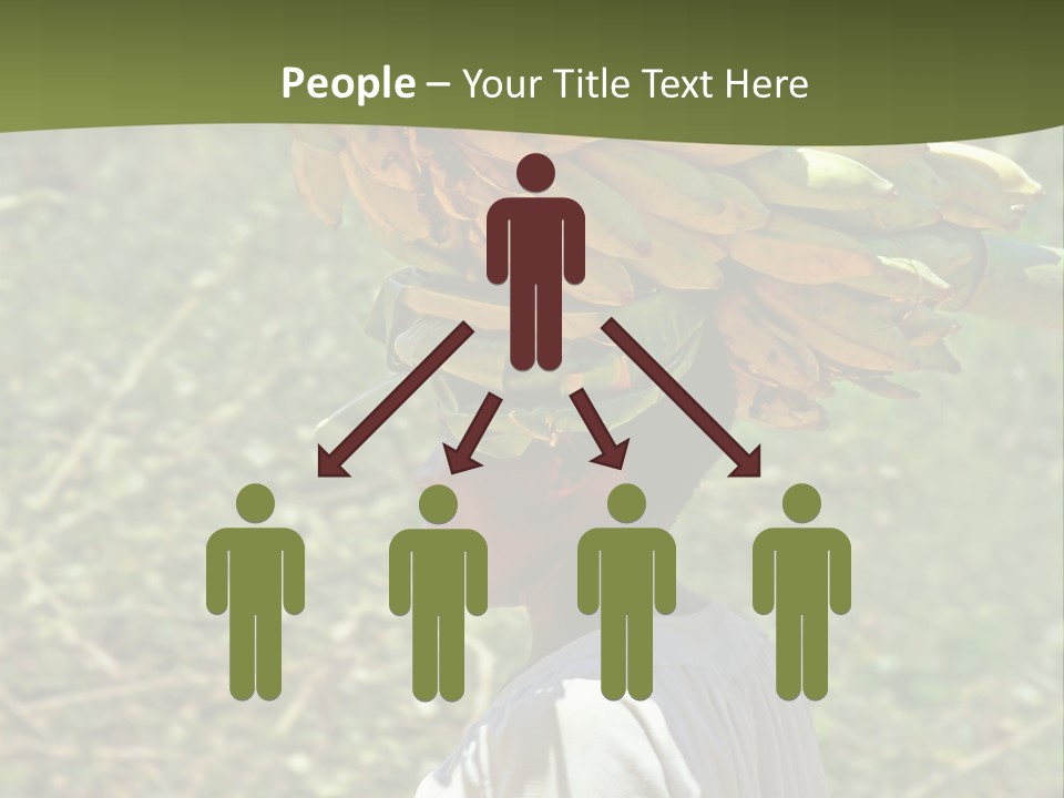 Banana Woman Dirt PowerPoint Template