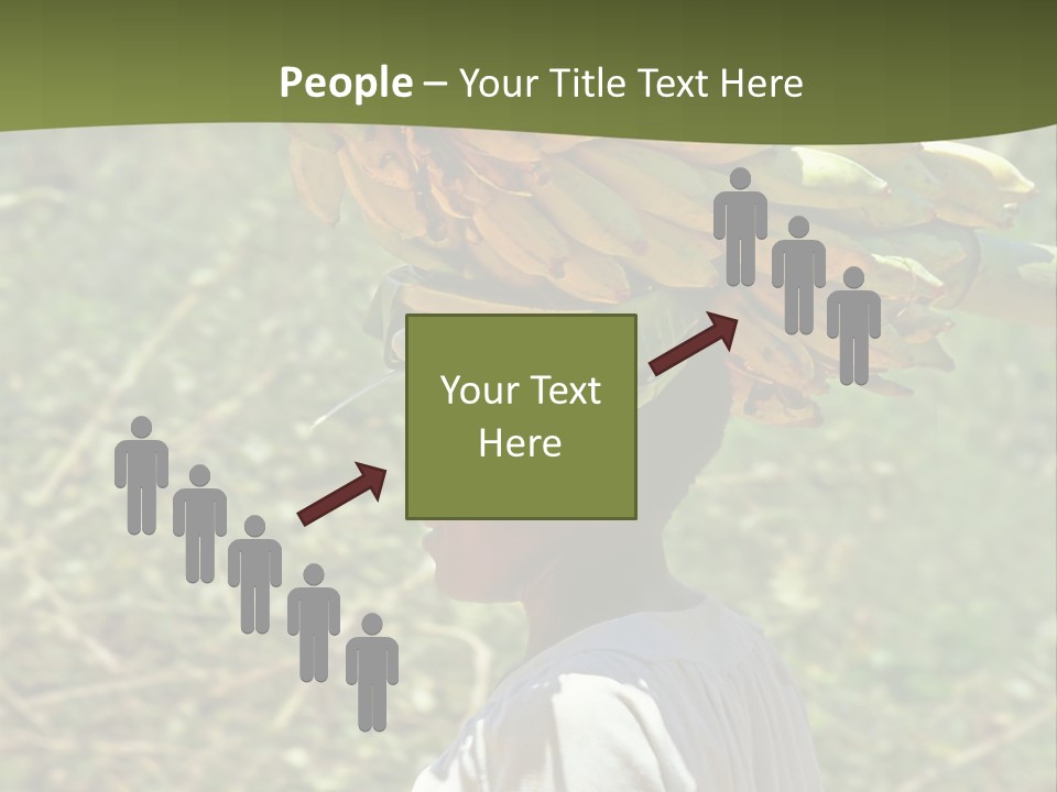 Banana Woman Dirt PowerPoint Template