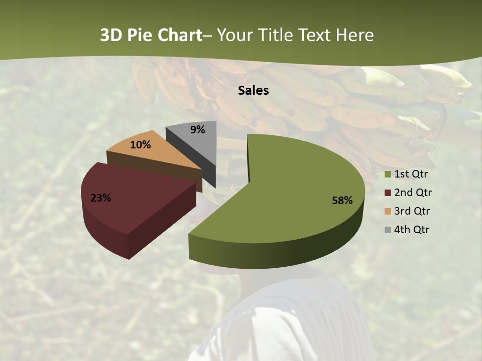 Banana Woman Dirt PowerPoint Template