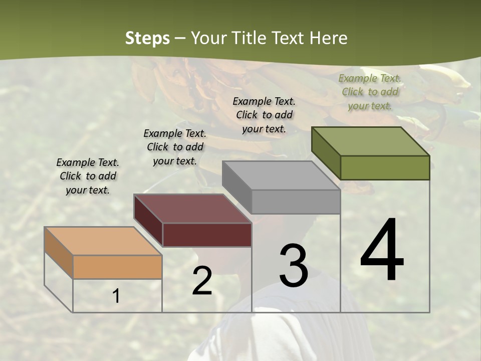 Banana Woman Dirt PowerPoint Template