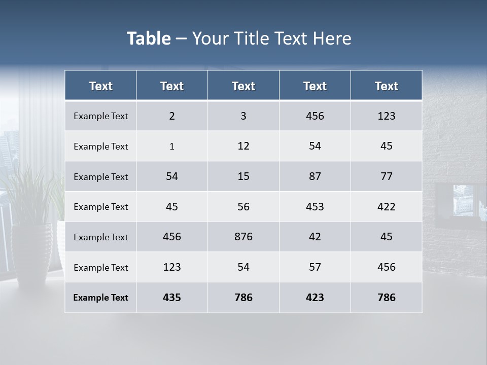 Apartment Household Modern PowerPoint Template