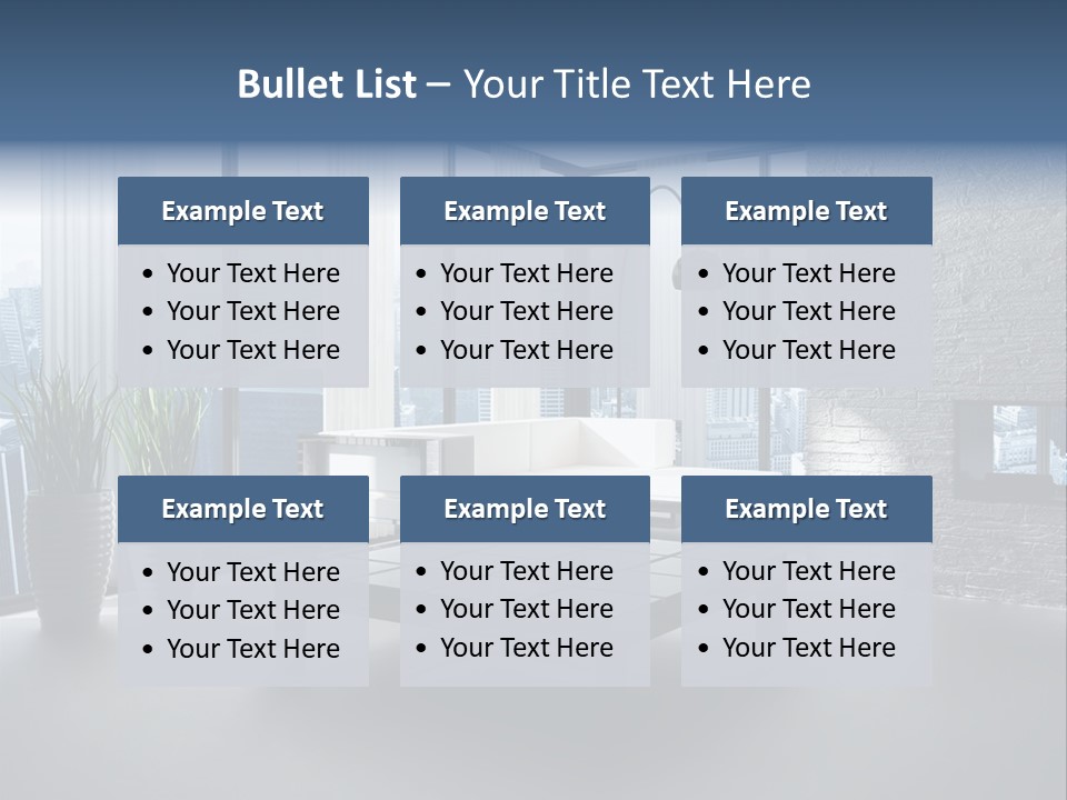 Apartment Household Modern PowerPoint Template