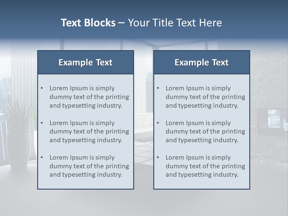 Apartment Household Modern PowerPoint Template