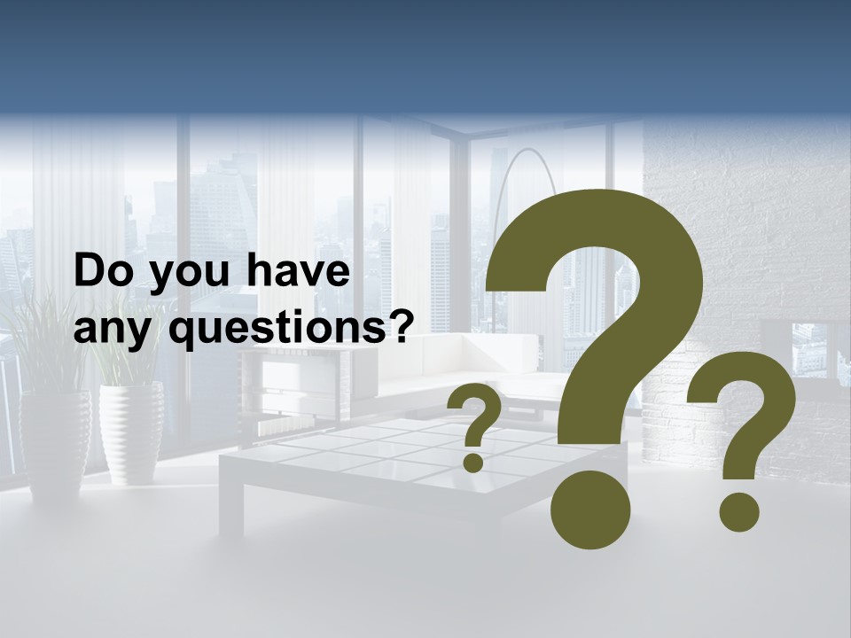 Apartment Household Modern PowerPoint Template