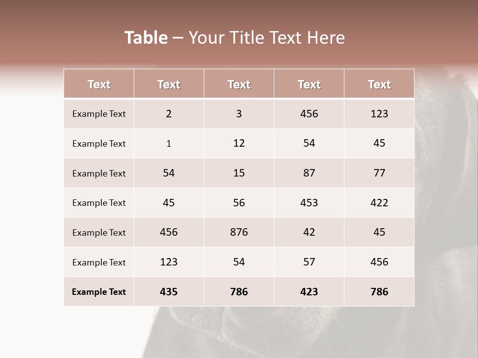 Retriver Intelligence Labrador Retriever PowerPoint Template