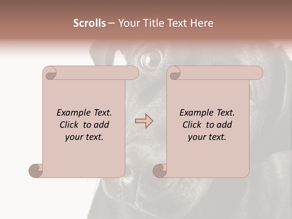 Retriver Intelligence Labrador Retriever PowerPoint Template