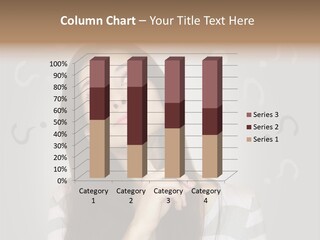 Uncertainty  Girl PowerPoint Template