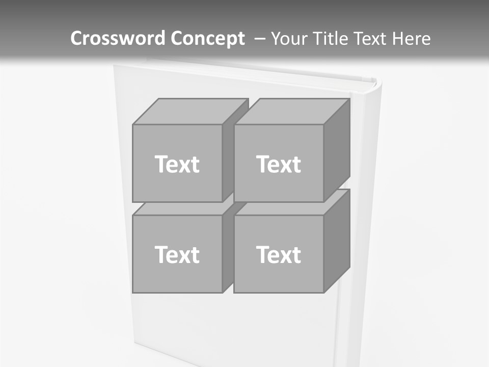 Single Encyclopedia Notebook PowerPoint Template