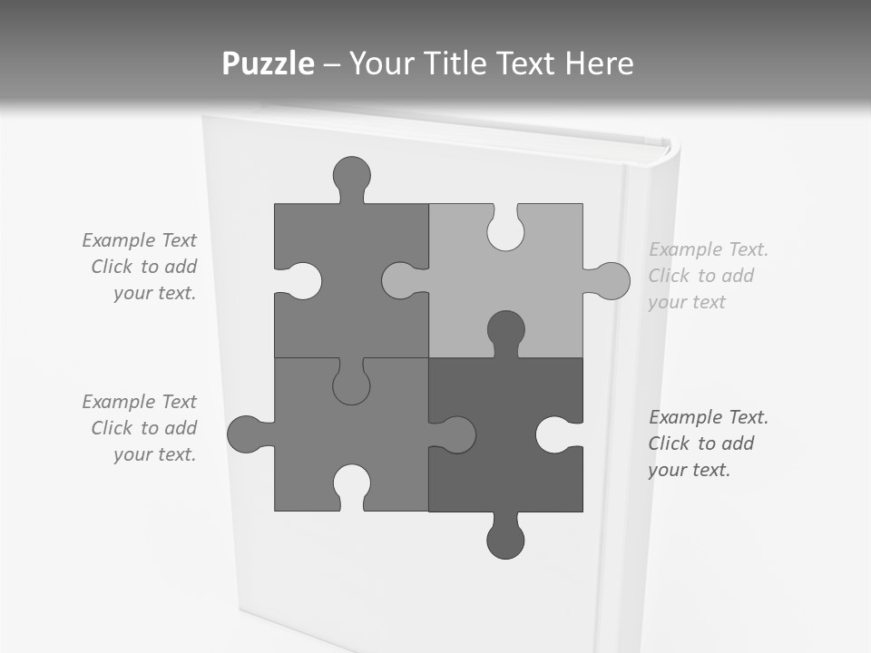 Single Encyclopedia Notebook PowerPoint Template