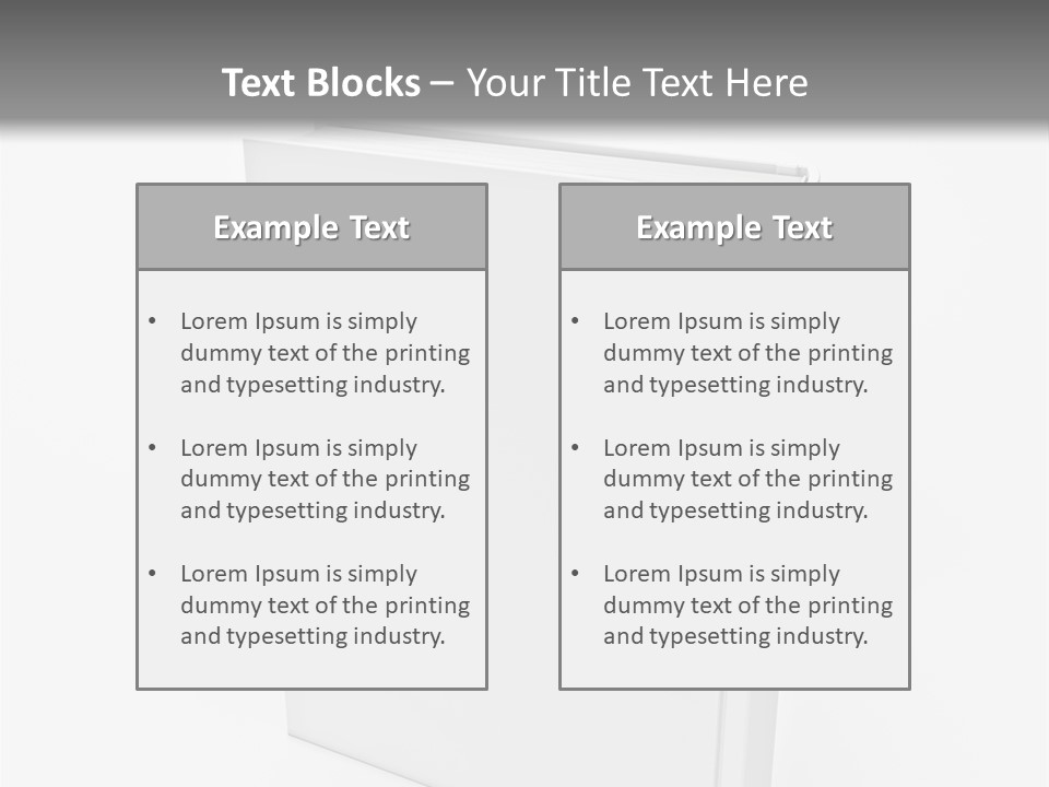Single Encyclopedia Notebook PowerPoint Template