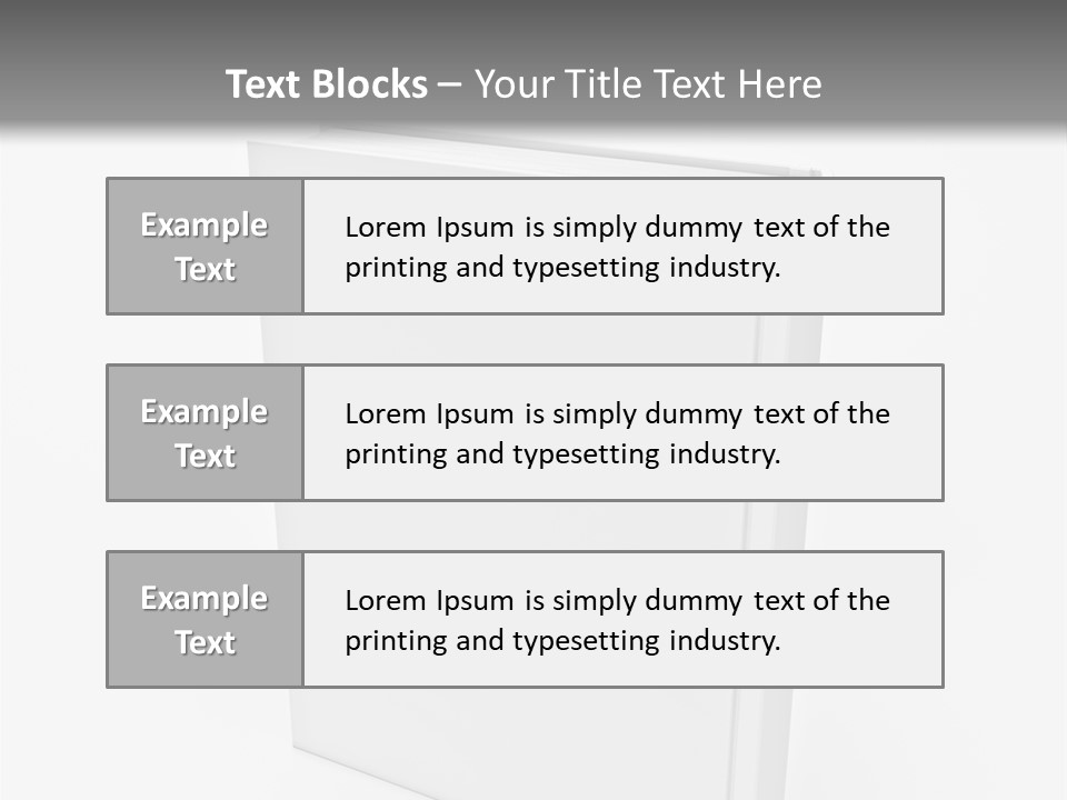 Single Encyclopedia Notebook PowerPoint Template