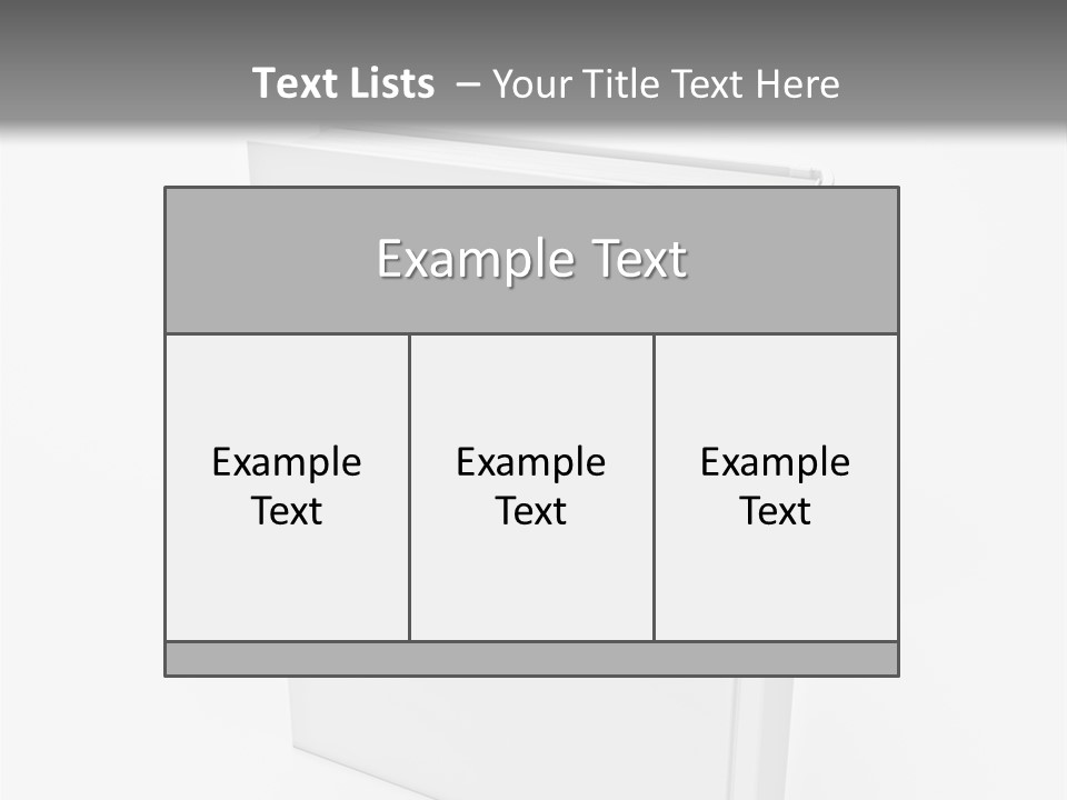 Single Encyclopedia Notebook PowerPoint Template