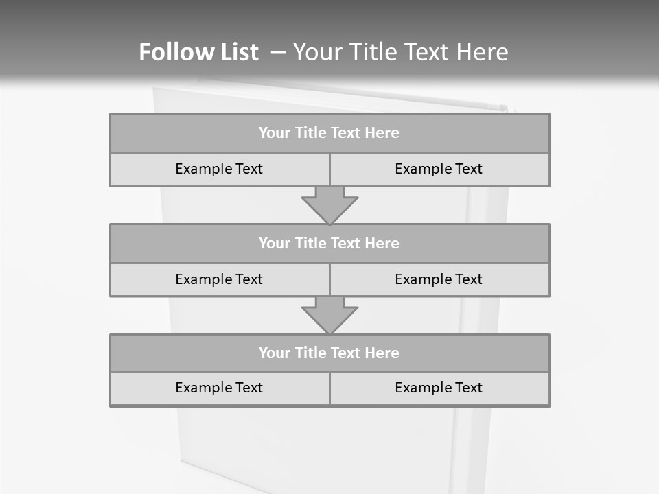 Single Encyclopedia Notebook PowerPoint Template